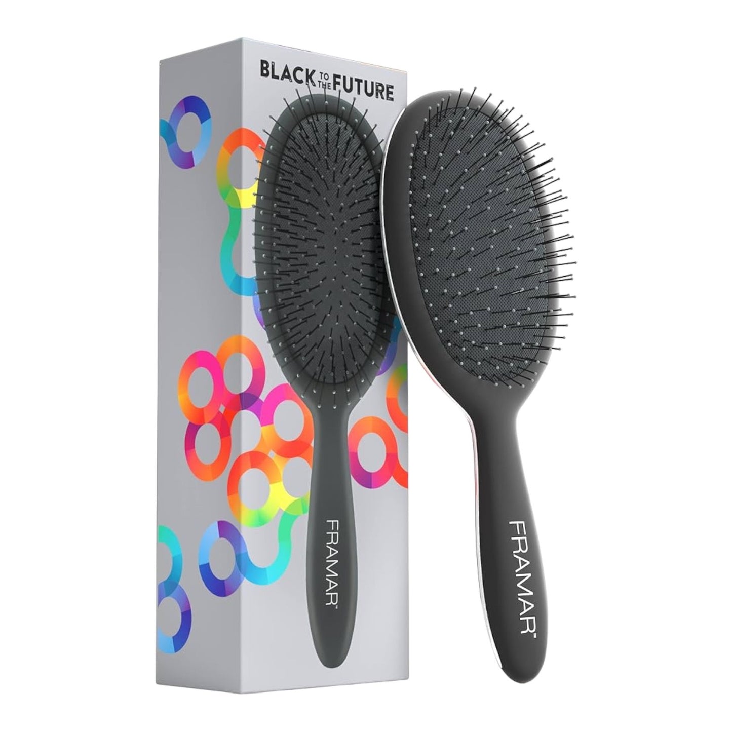 Framar Detangle Brush Black to the Future Bürste Entwirrbürste - black