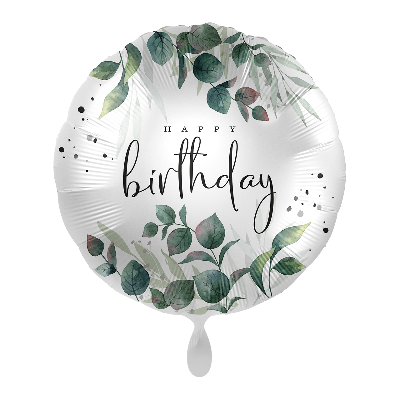 1 Ballon - Green Magic Wishes Happy Birthday - Geburtstag Folienballon für Helium - Ø 43 cm